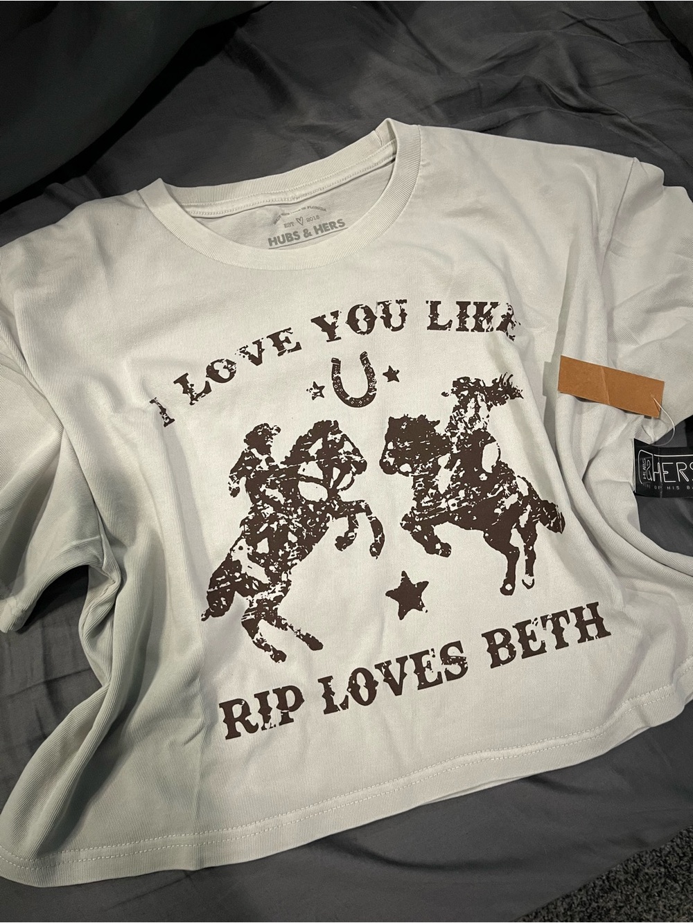 Hubs & Hers Graphic Tee Yellowstone